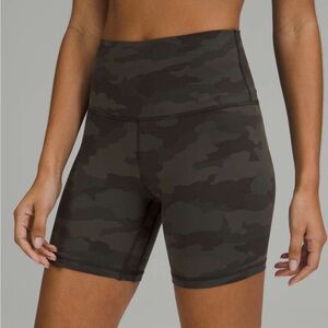 Align high rise biker shorts